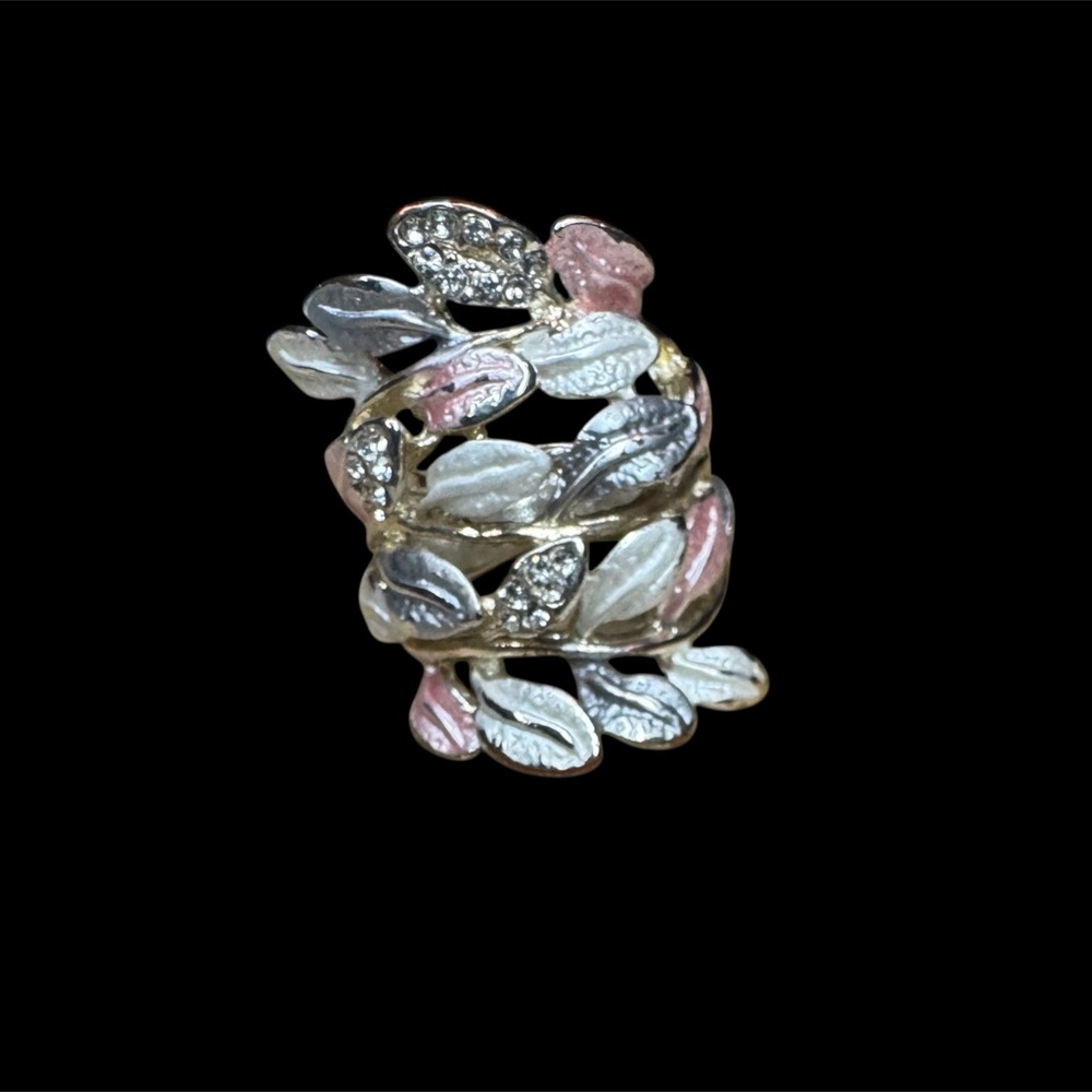 Leaf Ring, Multicolor Nwot Size 7 - image 1
